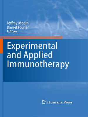 cover image of Experimental and Applied Immunotherapy